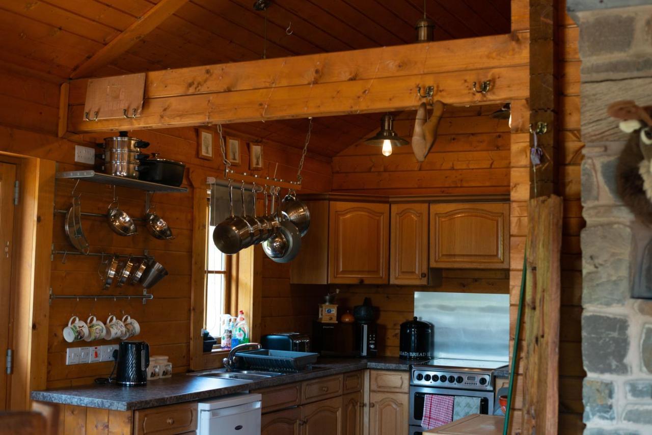 George Cabin - Log Cabin In Wales With Hot Tub นิวทาวน์ ภายนอก รูปภาพ